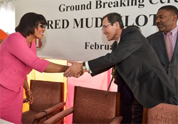 Jamaican and Japanese officials launched a rare earth project in red mud